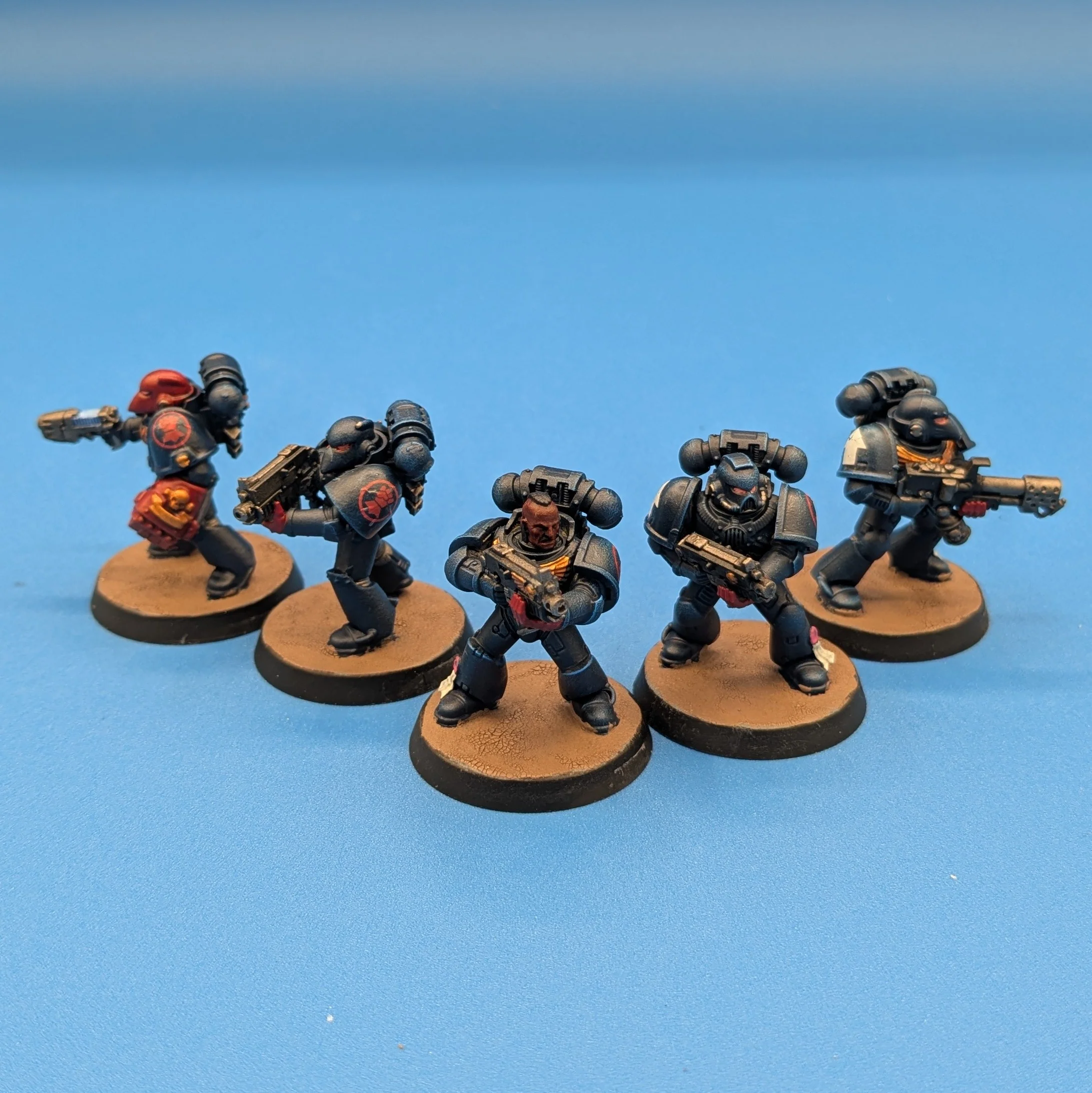 40K: Adeptus Astartes: Space Marines - 5 Man Tactical Squad (OOP) (USED) Lot 1