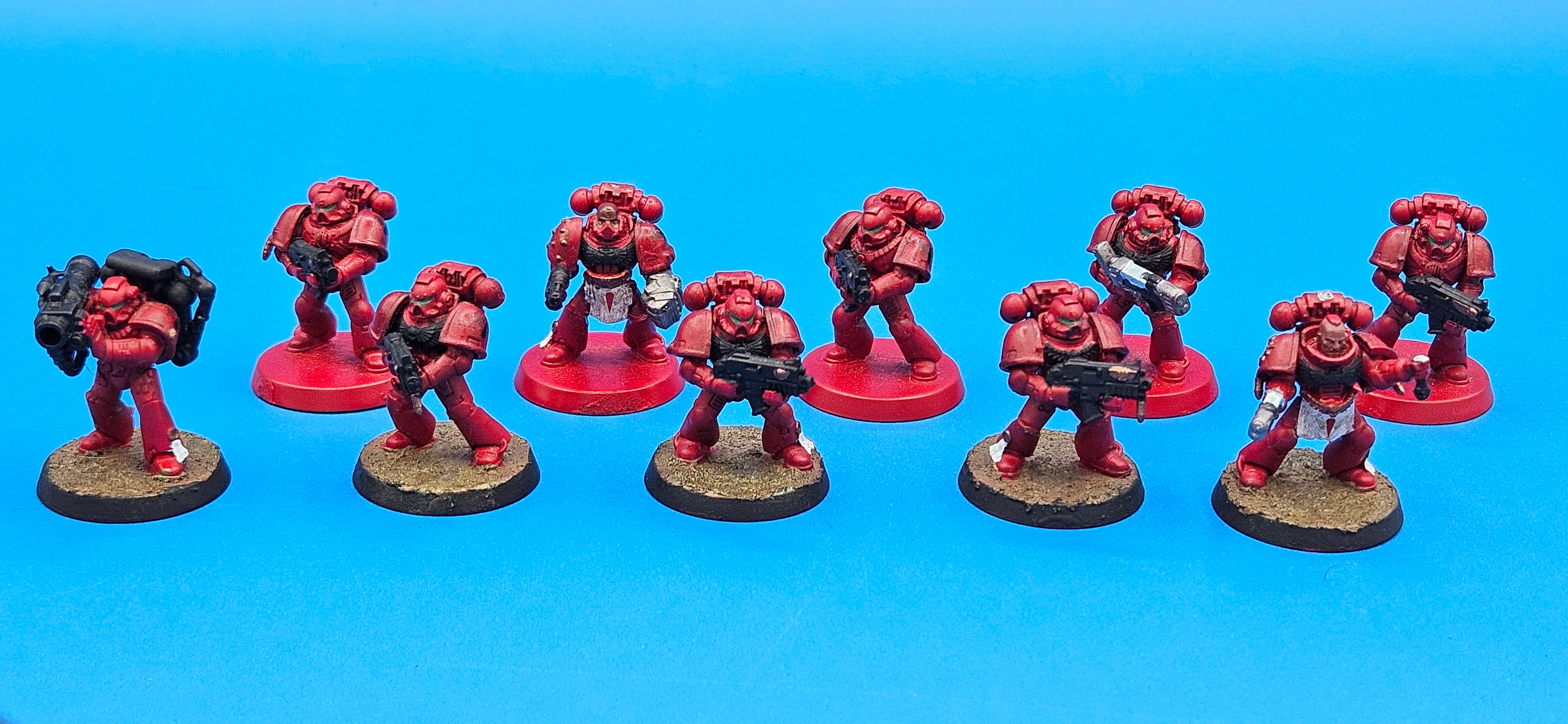 40K: Adeptus Astartes: Space Marines - Tactical Squad (Blood Angels) (8th Edition) (USED) Lot 1