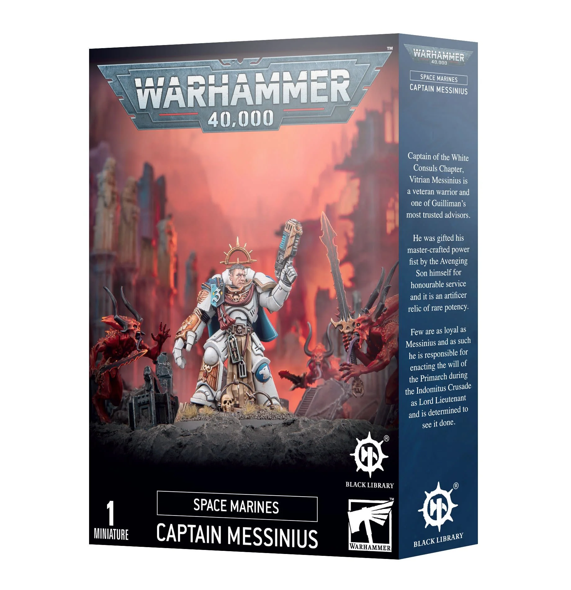 40K: Adeptus Astartes: White Consuls - Captain Messinius (Opened, Complete)