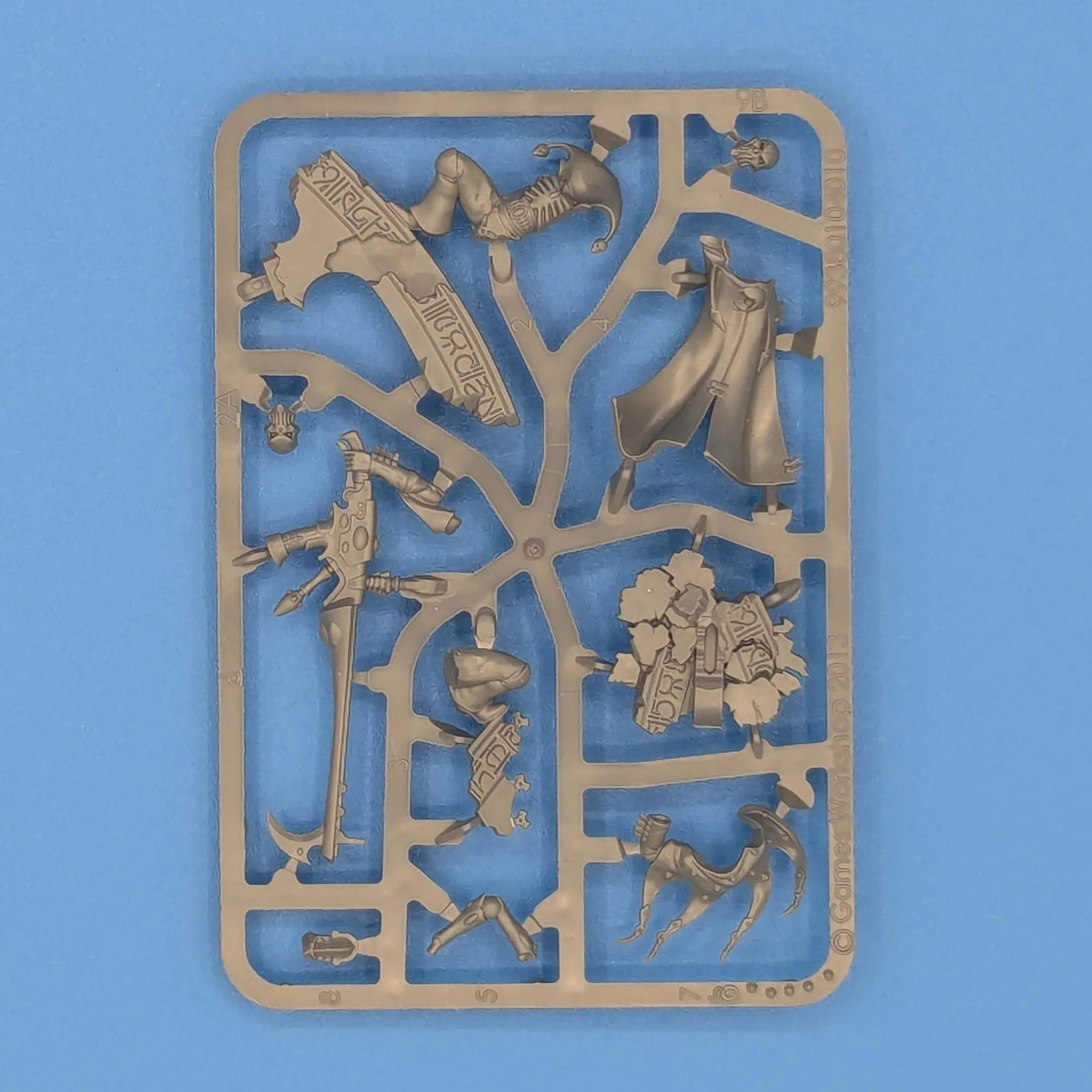 40K: Aeldari - Harlequin: Death Jester (USED) (On Sprue no base) Lot 4