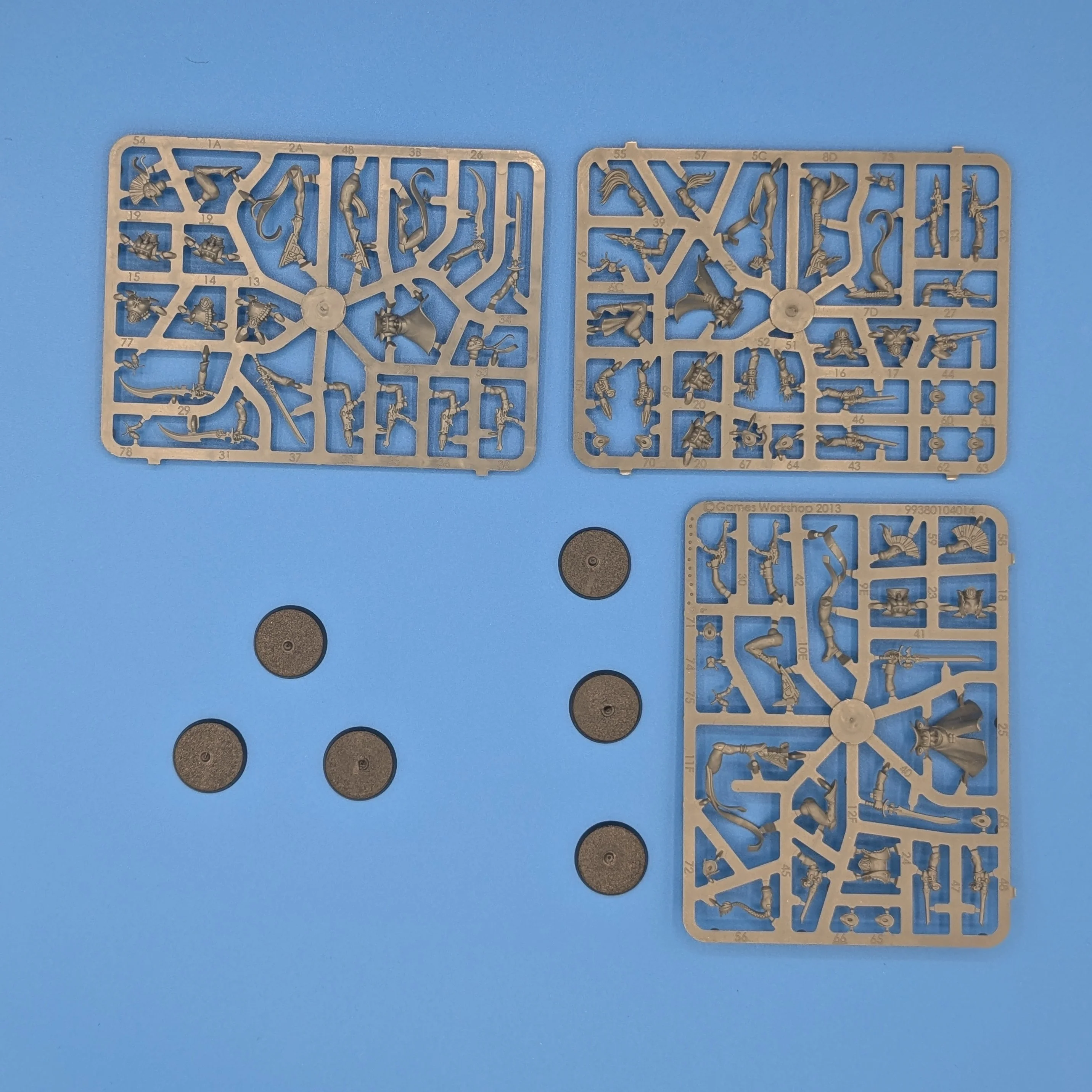40K: Aeldari -  Harlequin: Troupe (USED) (On Sprue) Lot 3