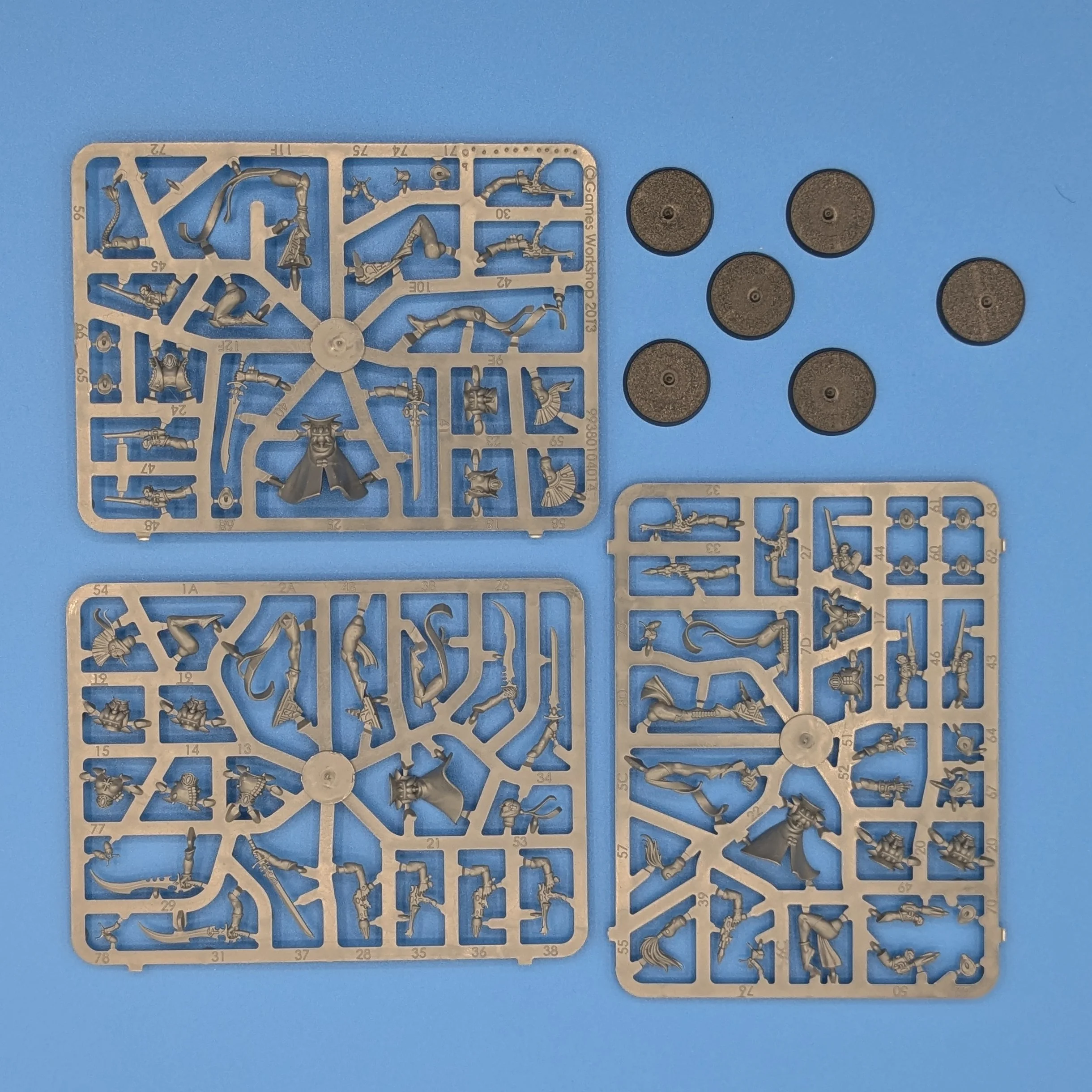 40K: Aeldari -  Harlequin: Troupe (USED) (On Sprue) Lot 5