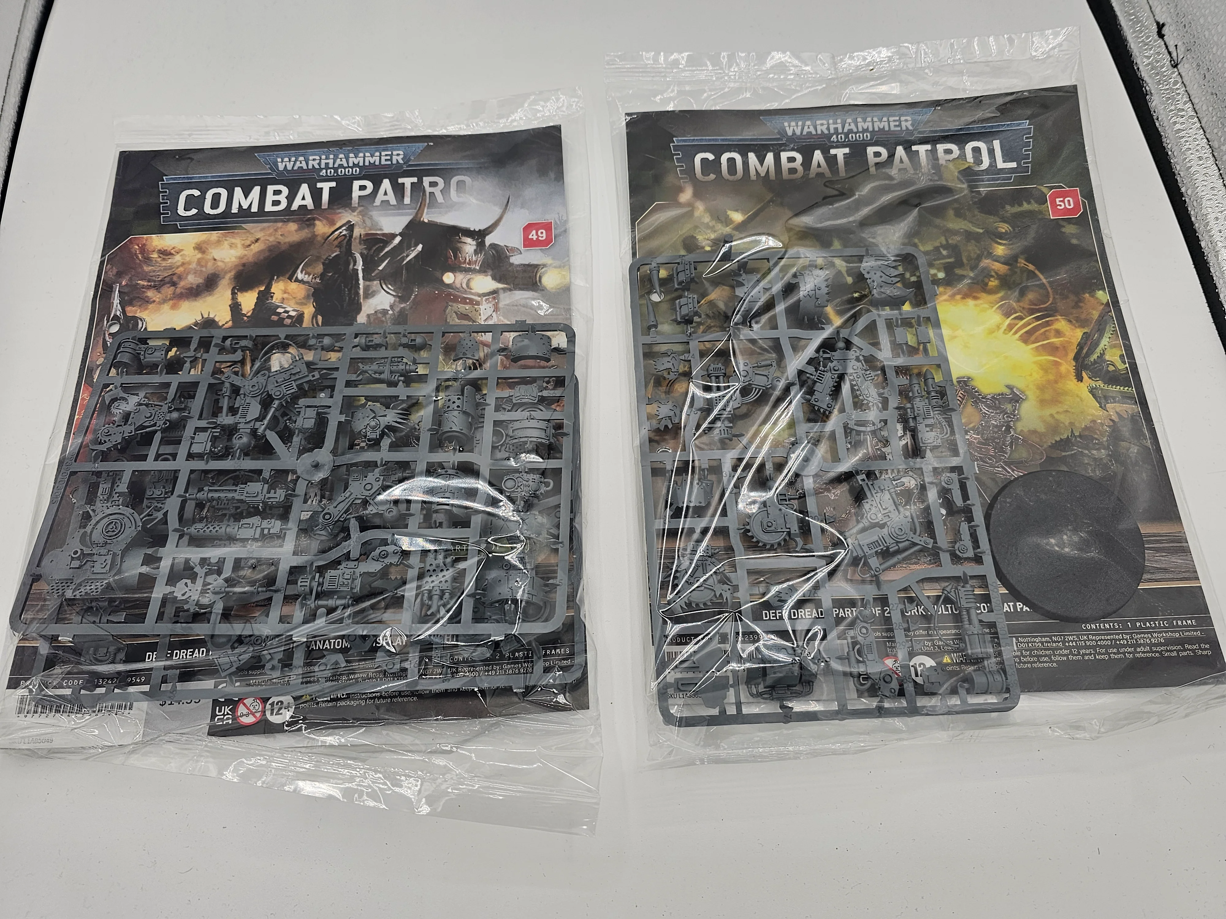 40K: Orks - Deff Dread (USED)  [ON SPRUE with Magazine] Lot 5