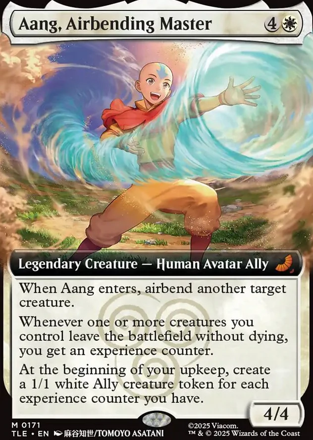 Aang, Airbending Master [ #0171 Extended Art ] (TLE-M) - Image 2