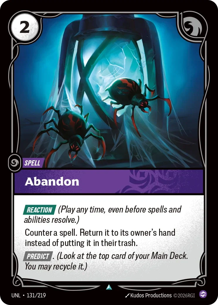 Abandon - 131/219 (UNL)  Uncommon
