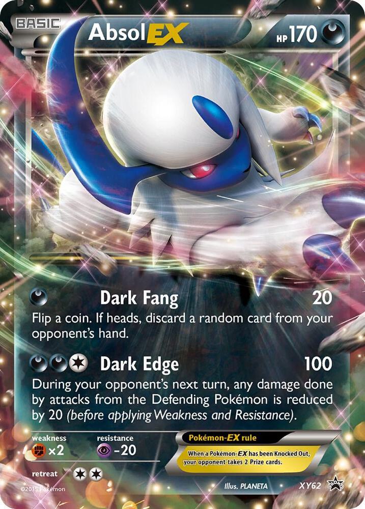 Absol EX - XY62 (XY:PR) Promo - Moderate Play Holofoil