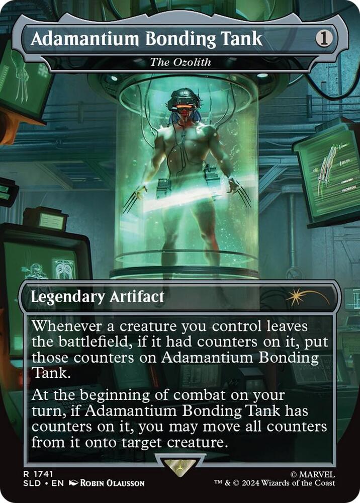 Adamantium Bonding Tank - The Ozolith [#1741 Alternate-Art Borderless] (SLD-R) Light Play