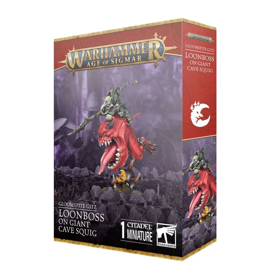 Age of Sigmar: Gloomspite Gitz - Loonboss On Giant Cave Squig - Image 2
