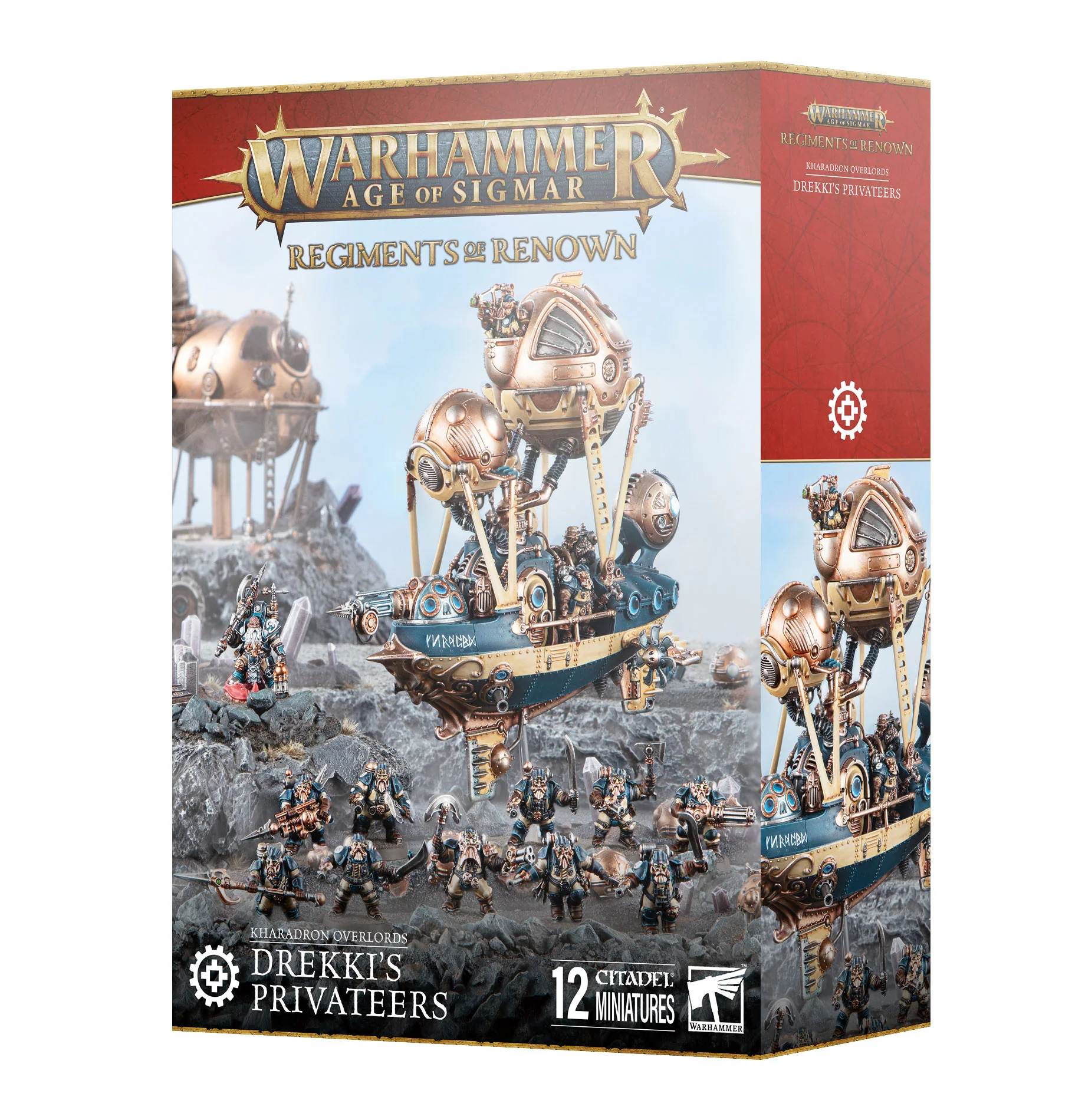 Age of Sigmar: Kharadron Overlords - Regiments of Renown: Drekki’s Privateers (12 Miniatures)
