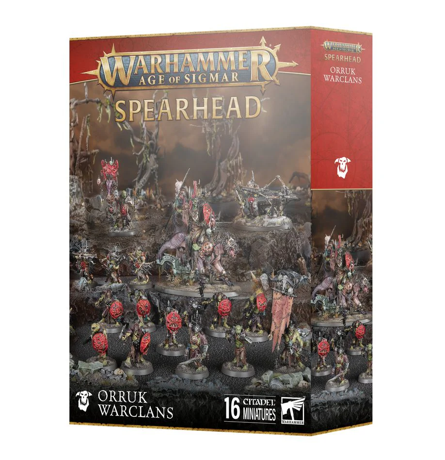 Age of Sigmar: Orruk Warclans - Kruelboyz: Spearhead (16Miniatures)