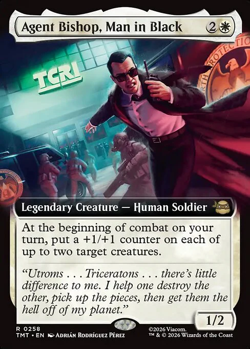 Agent Bishop, Man in Black [ #0258 Extended Art ] (TMT-R) - Image 2