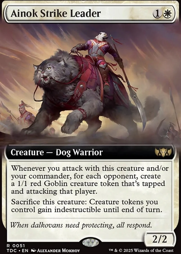 Ainok Strike Leader [ #0051 Extended Art ] (TDC-R)