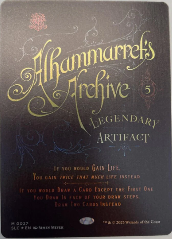 Alhammarret's Archive [#0027] (SLC-M-FOIL)