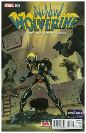 All-New Wolverine (2016 Series) #002 (9.8) 1st Appearance of Gabby as Honey Badger