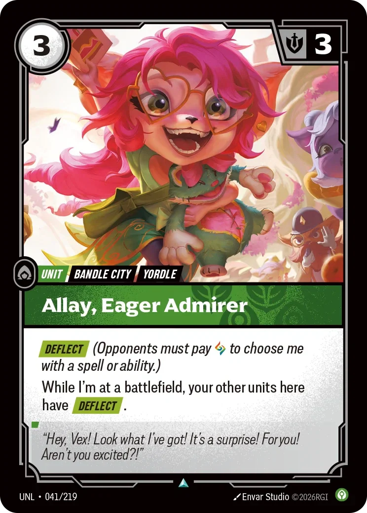 Allay, Eager Admirer - 041/219 (UNL)  Uncommon