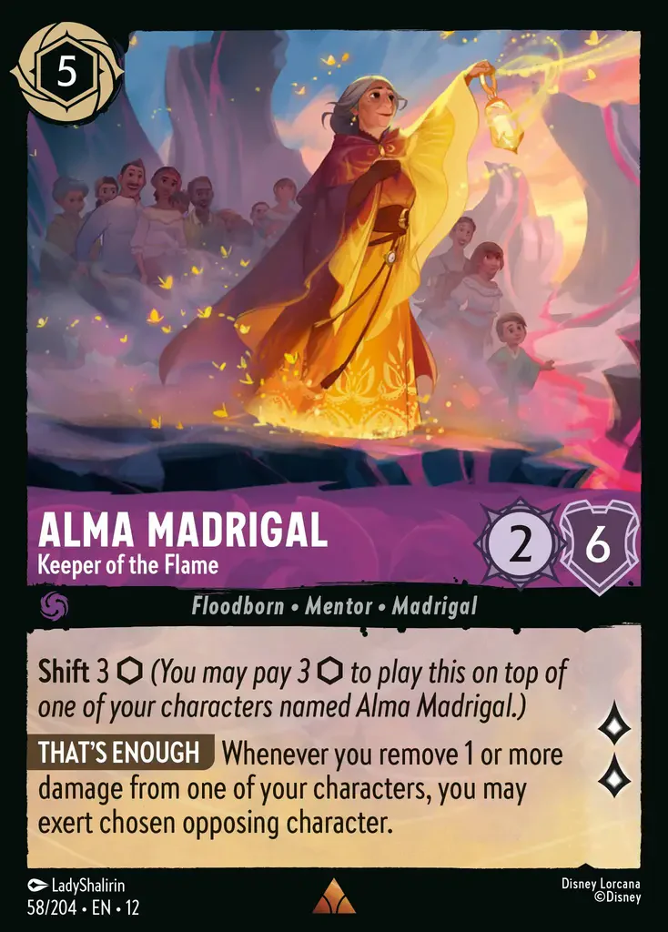 Alma Madrigal - Keeper of the Flame (Wilds Unknown 058/204) Rare