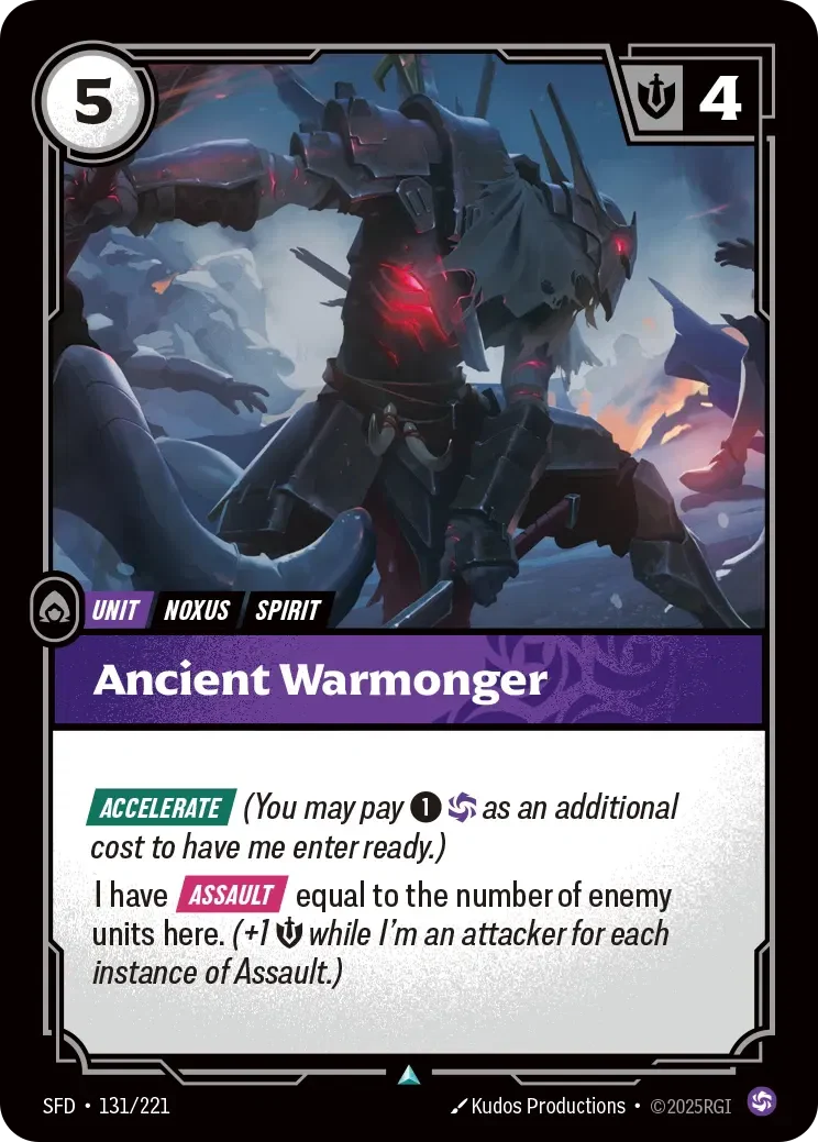Ancient Warmonger - 131/221 (SFD) Uncommon