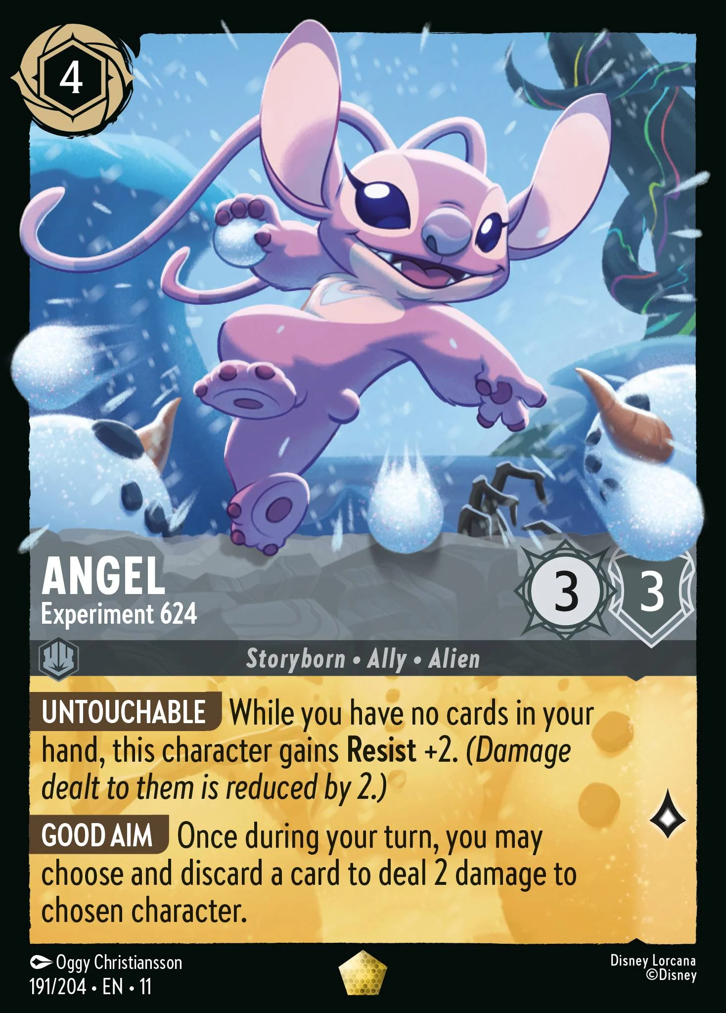 Angel - Experiment 624 (191/204 - Winterspell)  Legendary