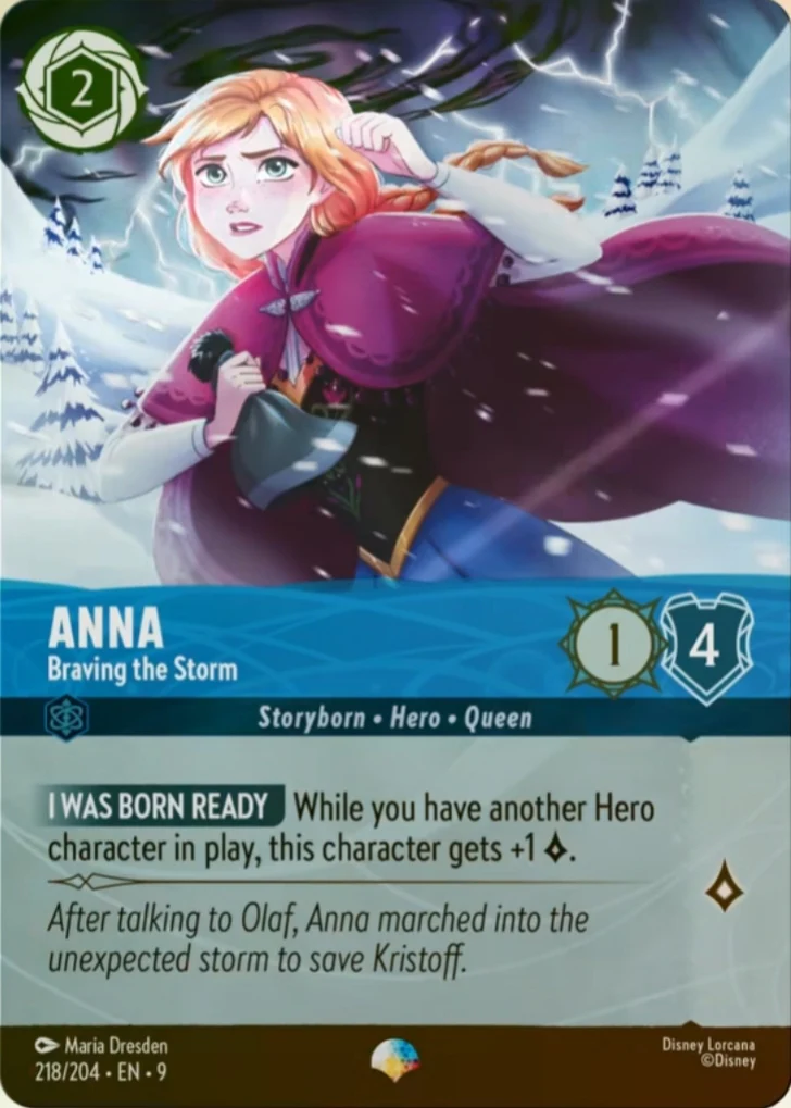 Anna - Braving the Storm (Fabled - 218/204)  Epic