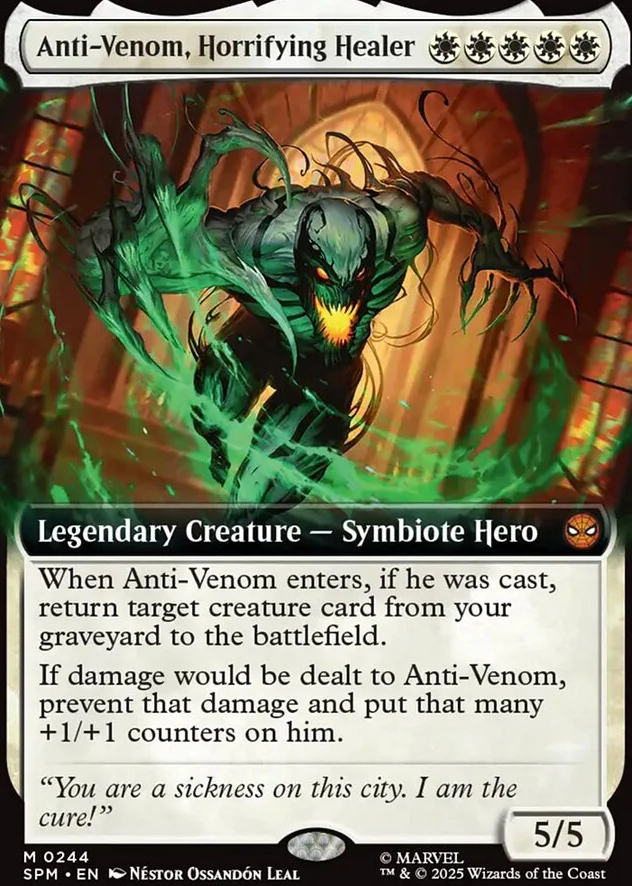 Anti-Venom, Horrifying Healer [ #0244 Extended Art ] (SPM-M) - Image 2
