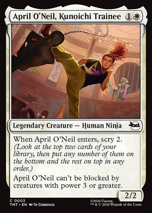 April O'Neil, Kunoichi Trainee [ #0003 ] (TMT-C)