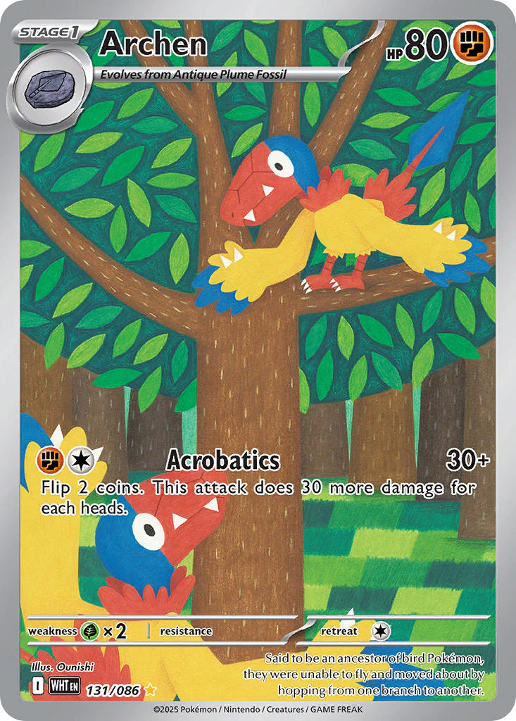 Archen - 131/086 (WHT) Illustration Rare