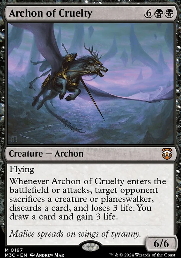 Archon of Cruelty [#0197 Ripple Foil] (M3C-M)