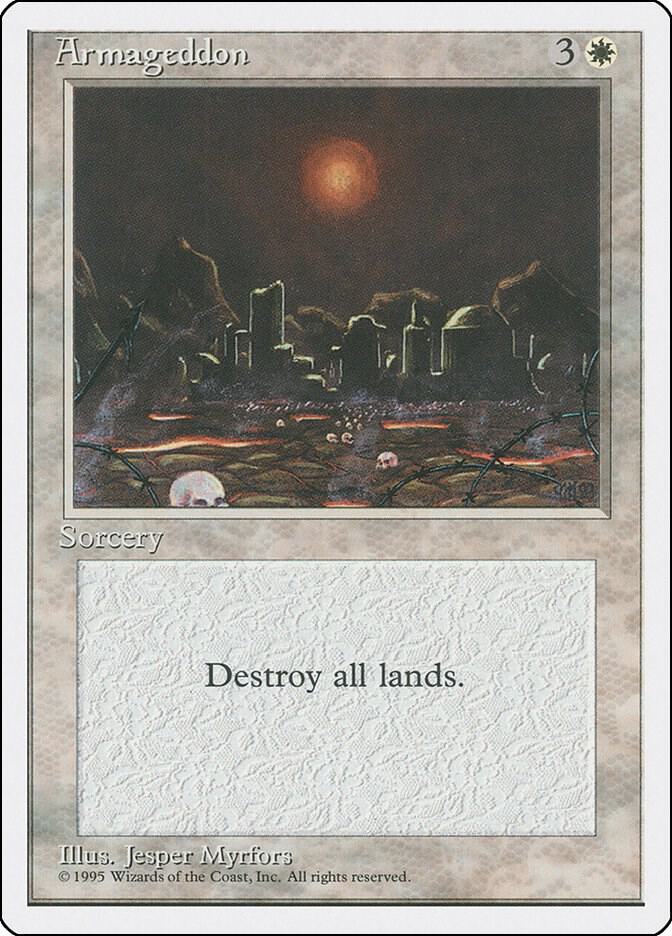 Armageddon (4ED-R) Light Play