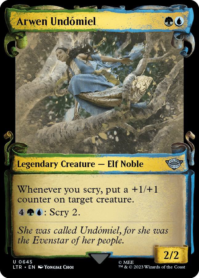 Arwen Undomiel [#0645 Showcase Scrolls] (LTR-U-FOIL)