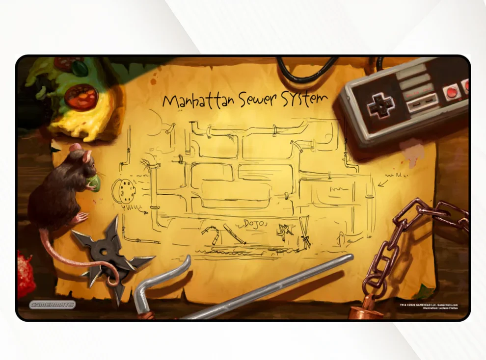 Atlantis Swag: Playmat - MTG Prerelease: 2026 - Teenage Mutant Ninja Turtles - Image 2