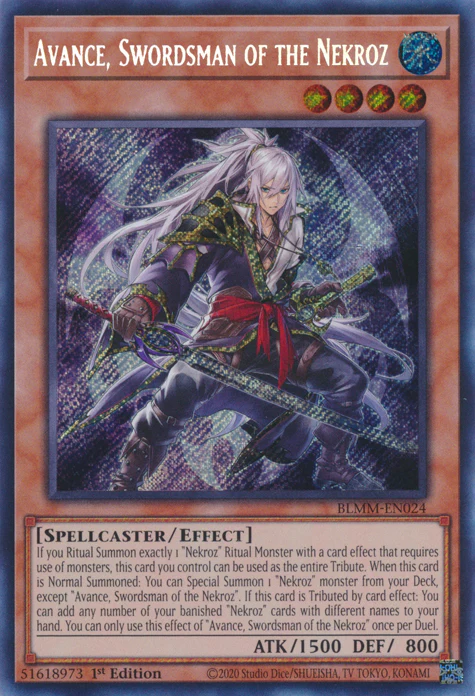 Avance, Swordsman of the Nekroz (BLMM-EN024)