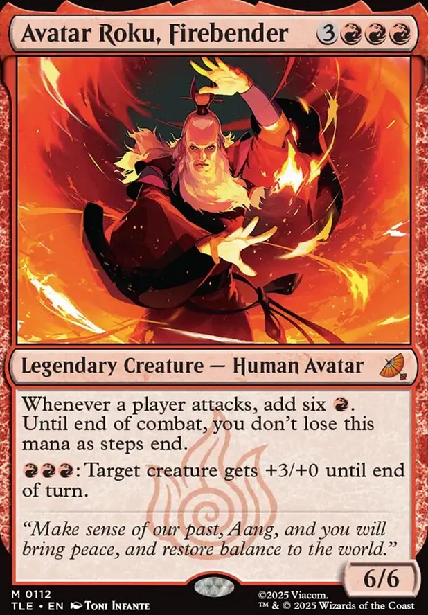 Avatar Roku, Firebender [ #0112 ] (TLE-M) - Image 2
