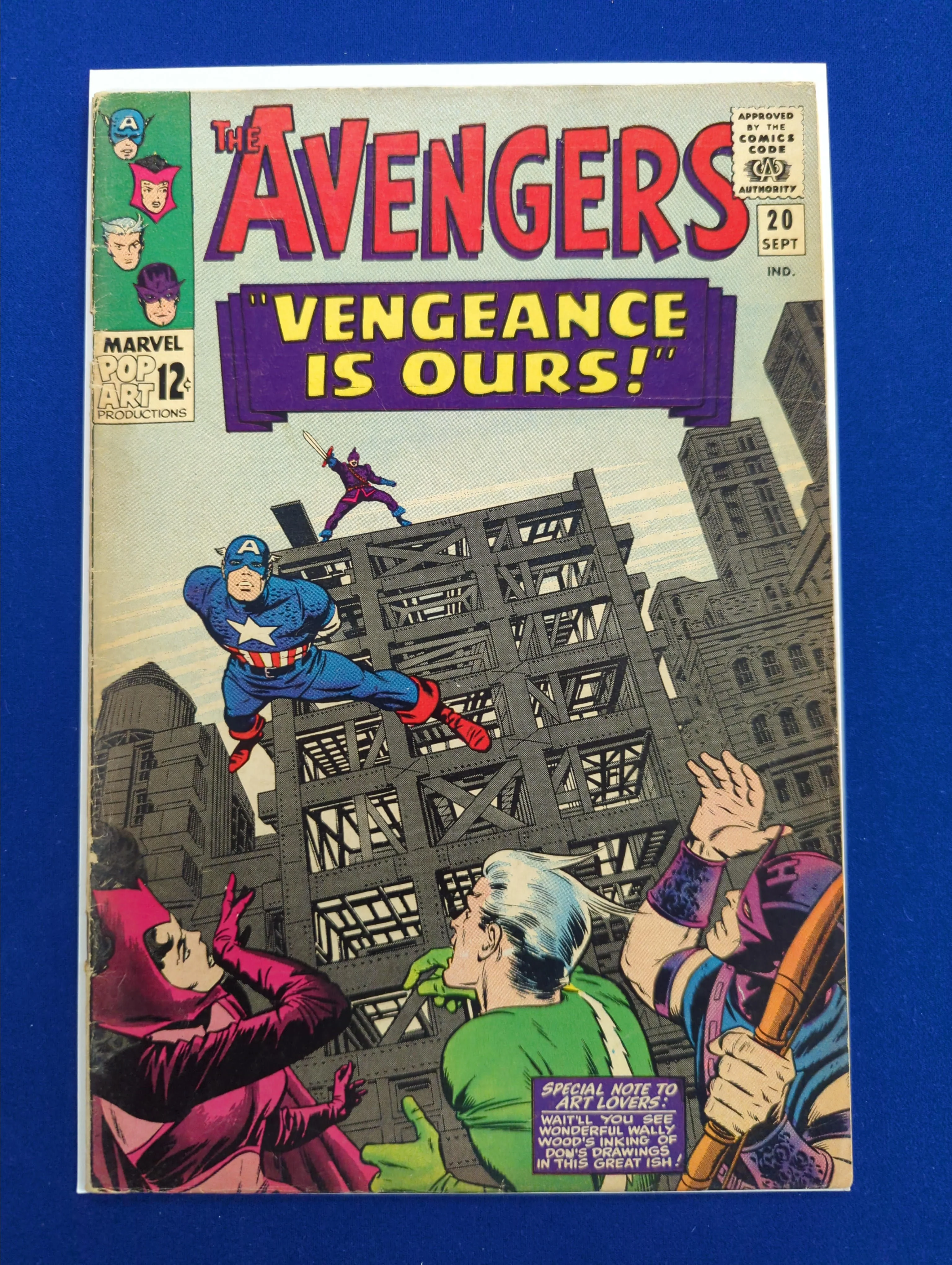Avengers (1963 Series) #20 (3.0) 2nd Appearance of Swordsman