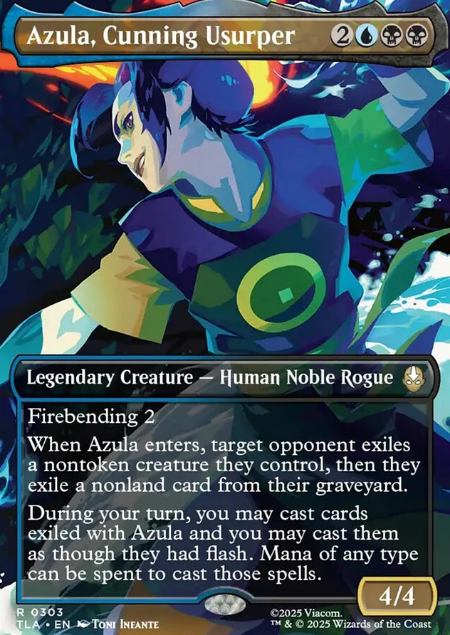 Azula, Cunning Usurper [ #0303 Borderless ] (TLA-R) - Image 2