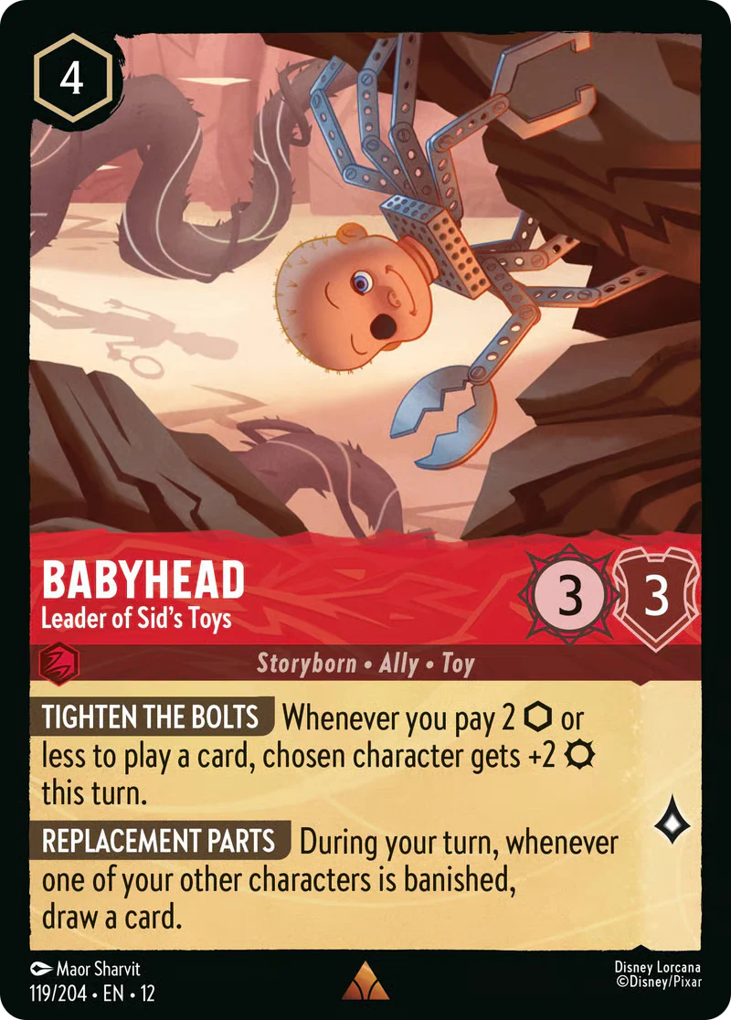 Babyhead - Leader of Sid's Toys (Wilds Unknown 119/204) Rare