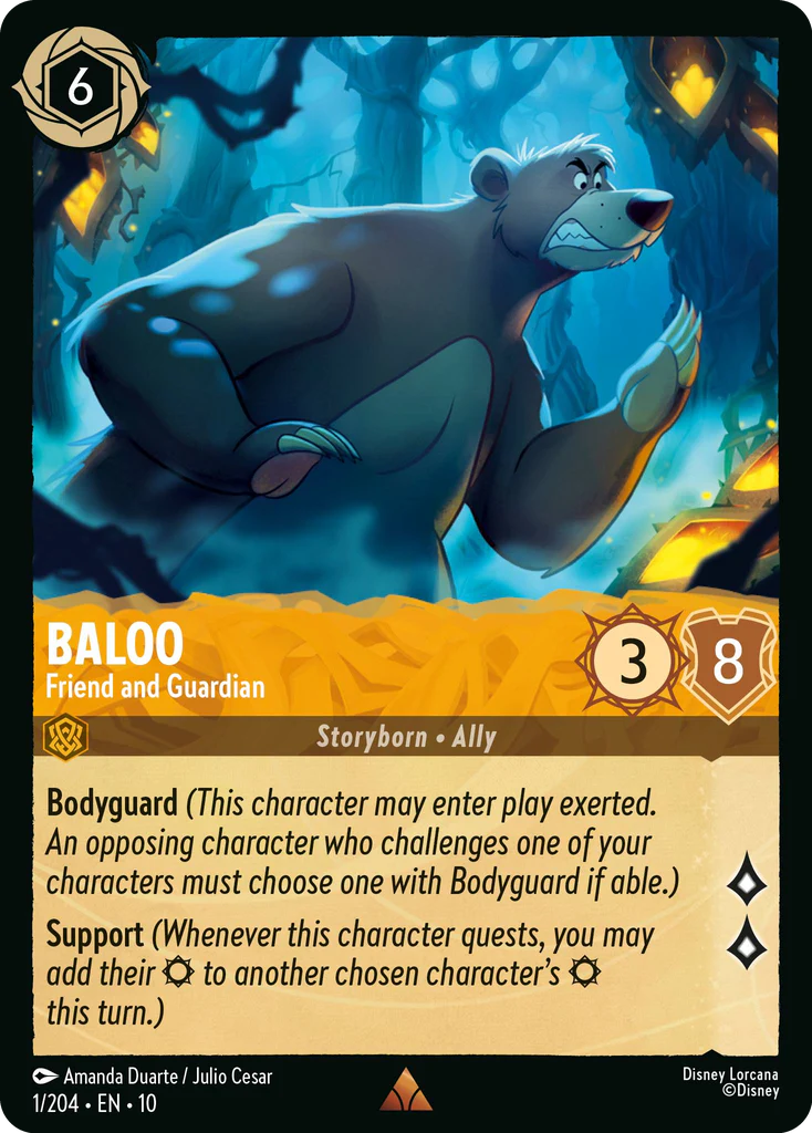Baloo - Friend and Guardian (001/204 - Whispers in the Well) Rare