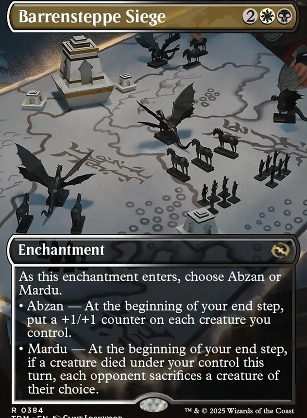 Barrensteppe Siege [ #0384 Borderless Alternate Art ] (TDM-R)
