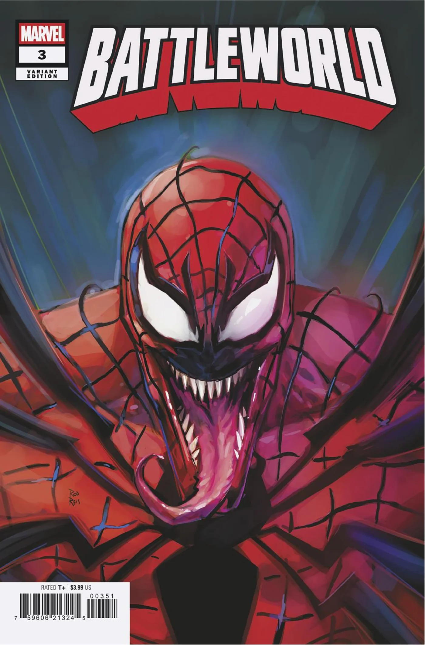 BATTLEWORLD #3 ROD REIS VENOM 252 VARIANT