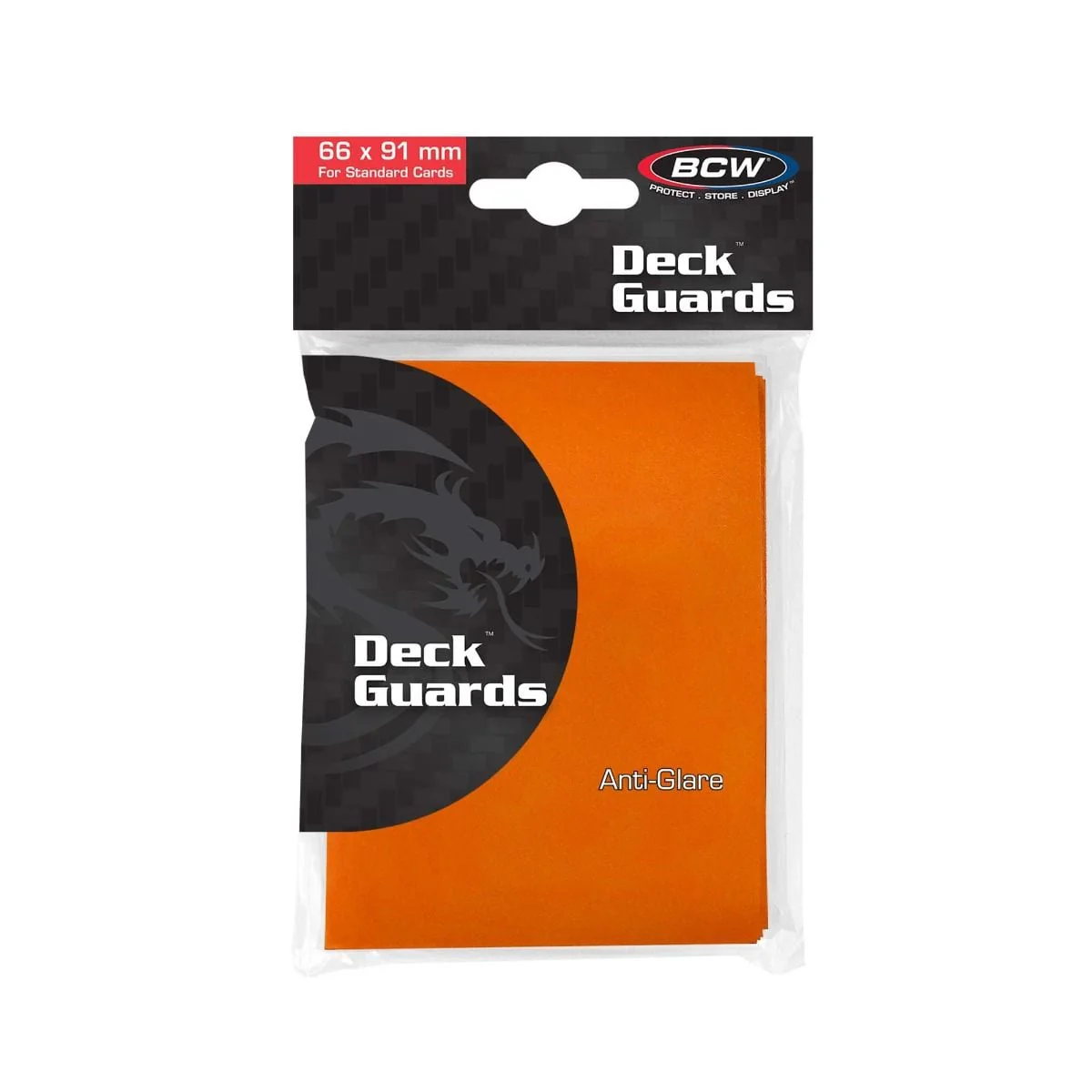 BCW Standard Double Matte Sleeves (50) Orange