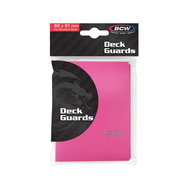 BCW Standard Double Matte Sleeves (50) Pink