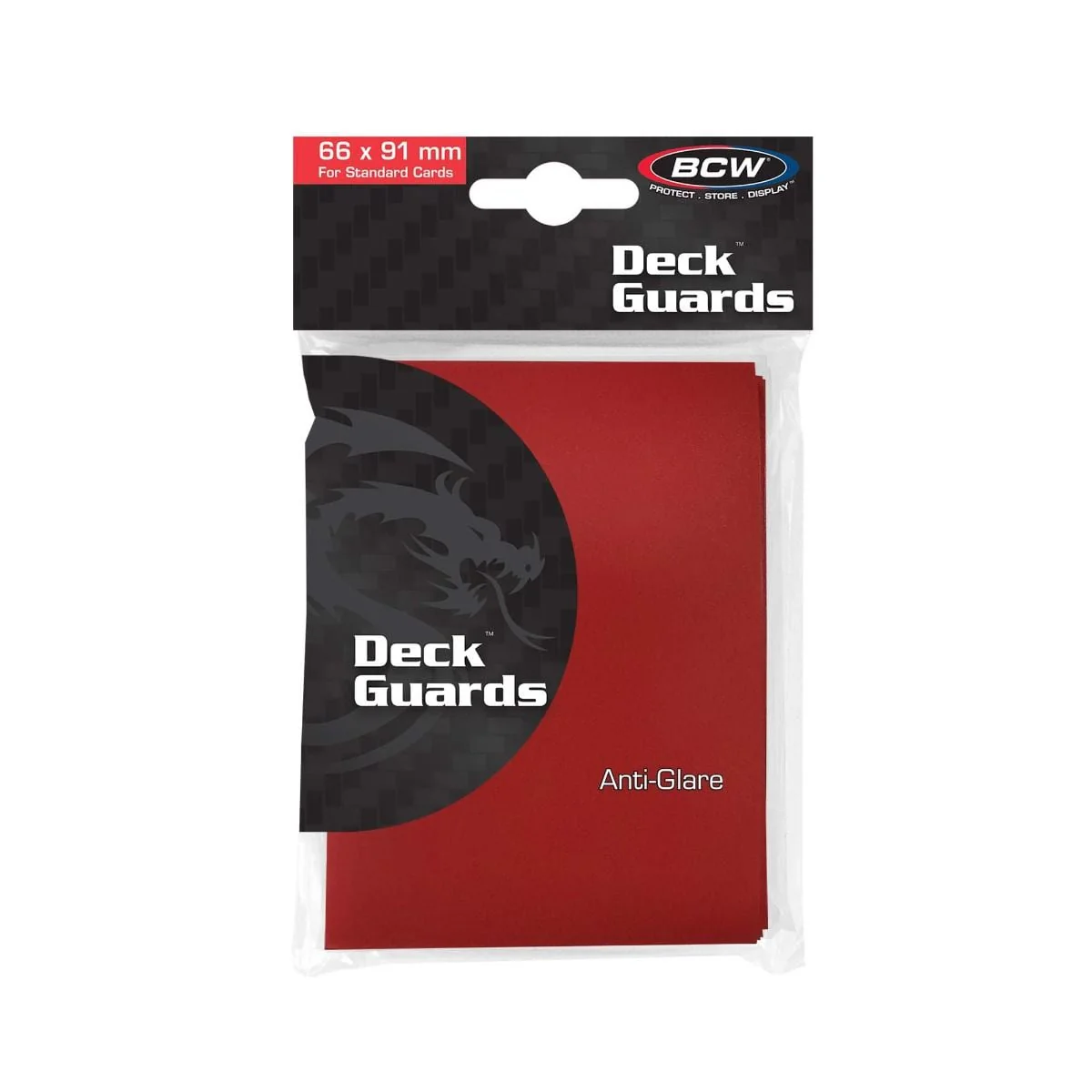 BCW Standard Double Matte Sleeves (50) Red