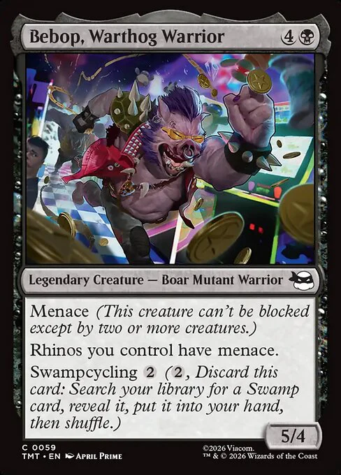 Bebop, Warthog Warrior [ #0059 ] (TMT-C) - Image 2