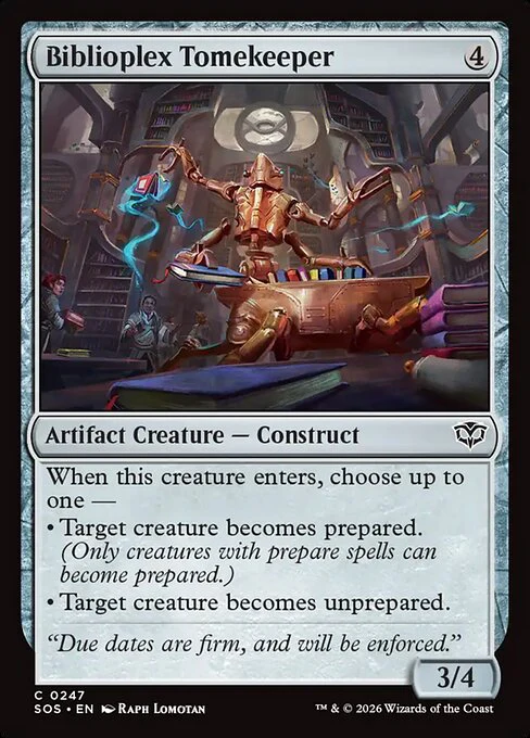 Biblioplex Tomekeeper [ #0247 ] (SOS-C)