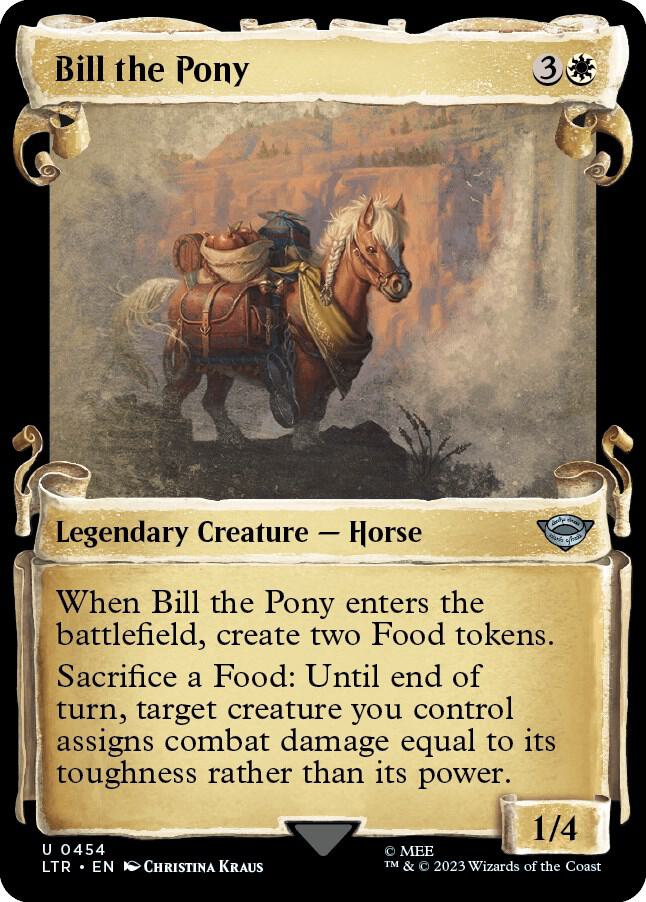 Bill the Pony [#0454 Showcase Scrolls] (LTR-U)
