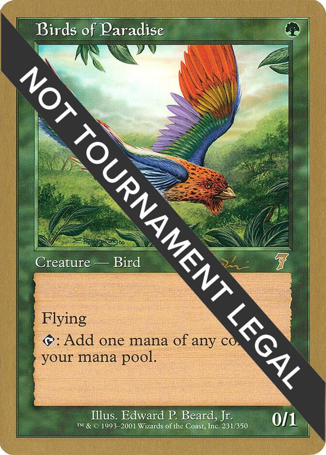 Birds of Paradise (7ED-R) 2001 Jan Tomcani World Championship Deck