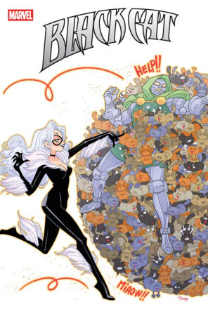 BLACK CAT #8 MARGUERITE SAUVAGE DOOM HOMAGE VARIANT