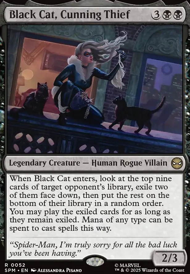 Black Cat, Cunning Thief [ #0052 ] (SPM-R) - Image 2