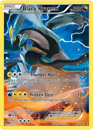 Black Kyurem - XY80 (XY:PR) Promo - Light Play Holofoil