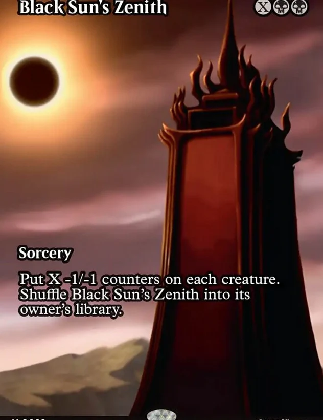 Black Sun's Zenith [ #0022 Borderless ] (TLE-M) - Image 2