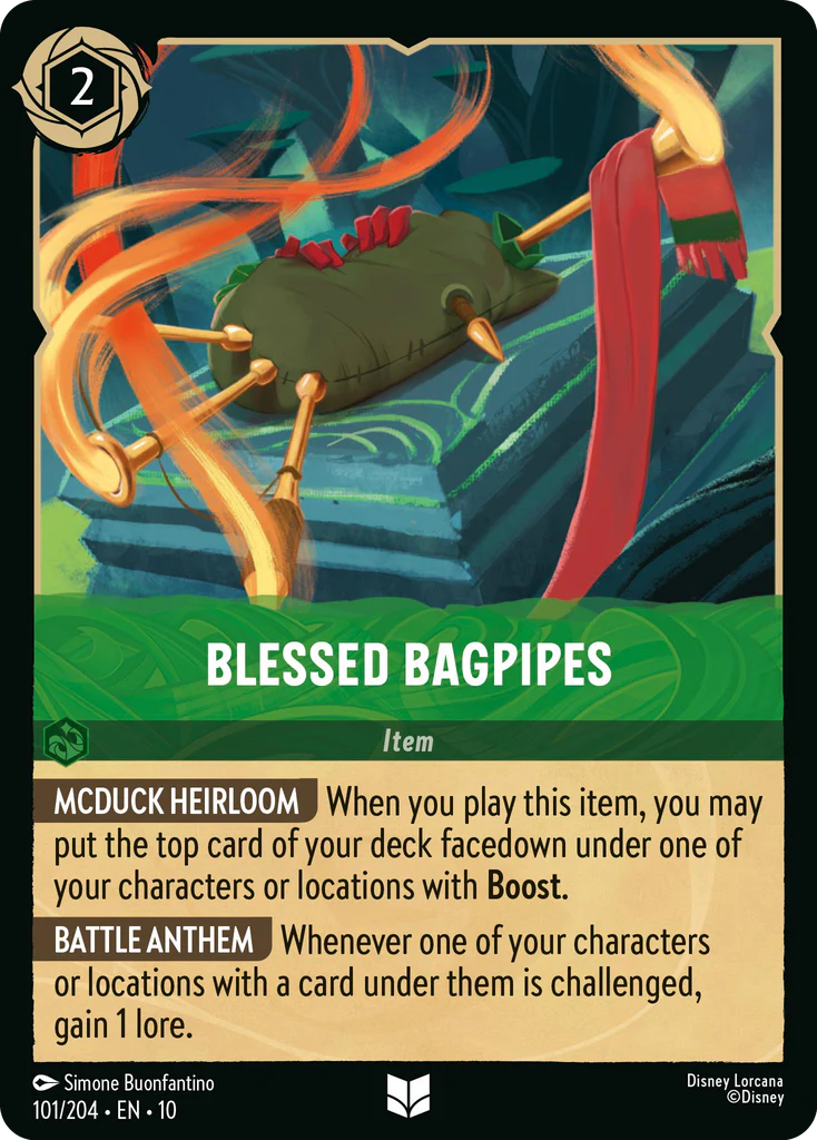 Blessed Bagpipes (101/204 - Whispers in the Well) Uncommon
